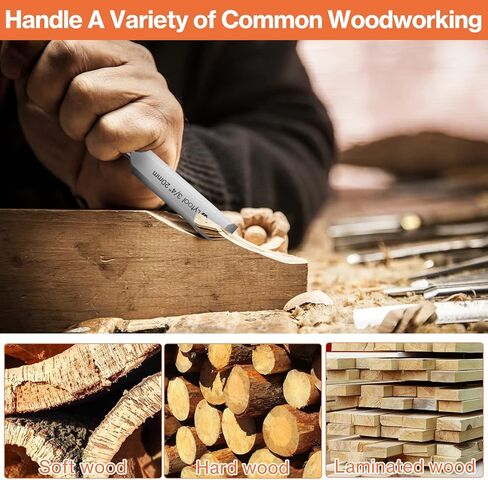 Lytool 5 Piece Wood Chisels Set, Wood Working Chisel Set for Woodworking, Carpentry, CR-V Steel Beveled Edge Blade, Wood Chisels for Woodcarving, Mortise,1/4", 1/2", 3/4", 1", 1-1/4" in Saudi Arabia