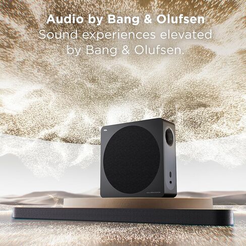 TCL A65K Design Series 3.1.2 Channel Soundbar with Audio by Bang & Olufsen, Dolby Atmos, and Wireless Subwoofer in Saudi Arabia