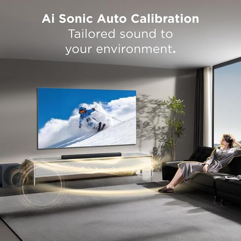 TCL A65K Design Series 3.1.2 Channel Soundbar with Audio by Bang & Olufsen, Dolby Atmos, and Wireless Subwoofer in Saudi Arabia
