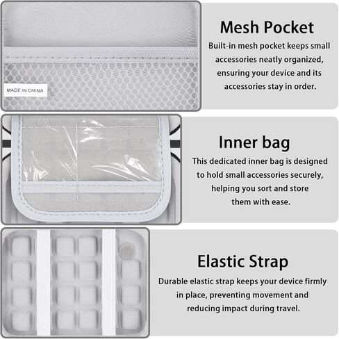 Hard Carrying Case for Seagate Portable External Hard Drive HDD 1TB 2TB 4TB 5TB, Shockproof Protective Travel Case, Portable Storage Organizer in Saudi Arabia