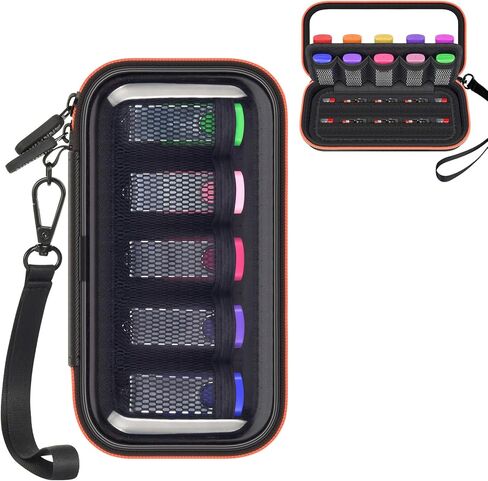 ANKHOH Clear Flash Drive Case Transparent USB Storage 10 Slots Thumb Drive Holder and SD Card Bag with Rigid Lid for Easy Identification Memory Stick Pouch for Office Study Business Travel (Box Only) in Saudi Arabia