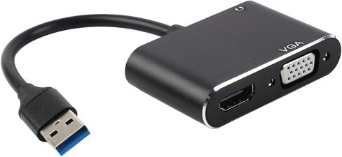 SUNGOOYUE USB 3.0 to VGA High Definition Multimedia Interface Adapter, Display Expansion Dock for Computer, with Simultaneous and VGA Output Support in Saudi Arabia