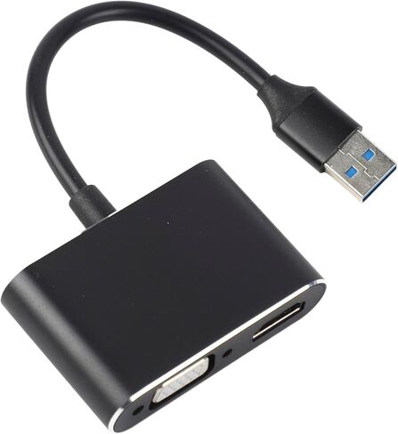 SUNGOOYUE USB 3.0 to VGA High Definition Multimedia Interface Adapter, Display Expansion Dock for Computer, with Simultaneous and VGA Output Support in Saudi Arabia