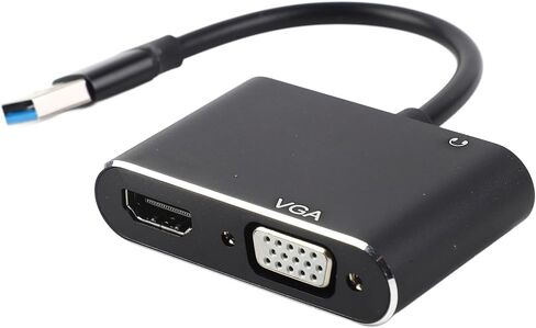 SUNGOOYUE USB 3.0 to VGA High Definition Multimedia Interface Adapter, Display Expansion Dock for Computer, with Simultaneous and VGA Output Support in Saudi Arabia