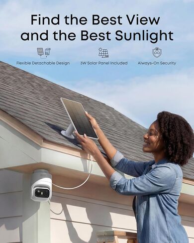 eufy Security eufyCam C37 4-Cam Kit, Security Cameras Wireless Outdoor, 360° AI Tracking with Pan and Tilt, 2K Solar Cameras, HomeBase Mini, Facial Recognition, No Monthly Fee, Color Night Vision in Saudi Arabia