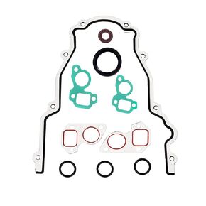 Donepart Timing Cover Set TCS45993 Water Pump Gasket Crankshaft Seal Compatible with GM LS LS1 LS6 LS2 LS3 LQ9 LQ4 4.8. 5.3 Time Cover Gasket Set