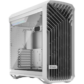 Fractal Design Torrent Black - Solid Side Panel - Open Grille for Maximum air Intake - Two 180mm PWM and Three 140mm Fans Included - Type C - ATX Airflow Mid Tower PC Gaming Case
