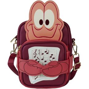 Loungefly Disney The Little Mermaid 35th Anniversary Sebastian Crossbody Bag