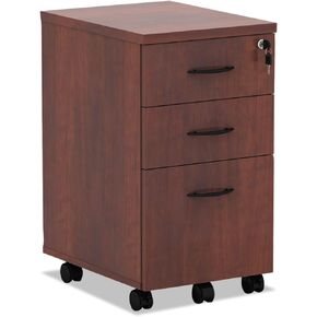 Alera ALEVA572816MC 15.88 بوصة × 20.5 بوصة × 28.38 بوصة قاعدة ملفات متنقلة ذات 3 أدراج من سلسلة فالنسيا - كرزي