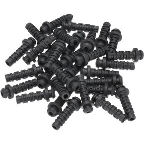 MECCANIXITY 30pcs 3mm Strain Relief Cord Connector Cable Bushing Boot Sleeve for Electric Cable Cord Insulation Protection