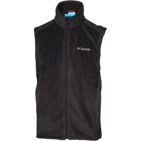Columbia Mens Granite Mountain Fleece Vest-Gray-Small