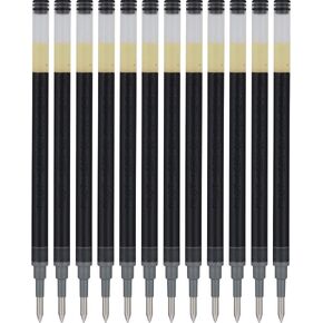 PILOT Pen G2 Gel Ink Refills For Rolling Ball Pens, Extra Fine Point, 0.5mm, Black Ink, 12-Pack