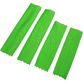 Damper Shock Sleeve Dust Snow Dirt Resist Cover for Traxxas 1/10 Slash Stampede Rustler Hoss 4WD - Fluorescent Green 4pcs