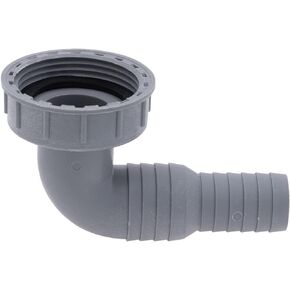 Ambassador Marine - 90 Degree Hose Barb Adapter, 1-1/4 inch-F Thread to 3/4 inch & 1 inch Hose Barb - S00-0022-PL-W