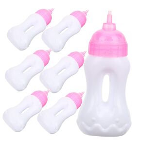 Fake Feeding Bottles Baby Bottles 10pcs Feeding Bottle Rayan Toys for Kids Fake Feeding Bottles Mini Bottle Pp Baby Child Baby Doll Feeding Bottles Doll Bottles Baby Toys