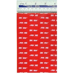 VHB GPH-110 Double-Sided Acrylic Adhesive Foam Tape Sheet - A6 size - 15cm x 10cm