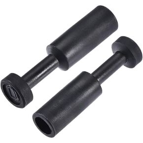 uxcell Push to Connect Fittings, Cap Style Pneumatic Blanking Plugs, Fit for 10mm Inner Dia. Air Hose Tube Pipe, Plastic, Black, Pack of 15