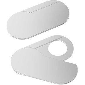 غطاء كاميرا ويب معدني قابل للدوران من imluckies [عبوة من قطعتين]، غطاء كاميرا رفيع للغاية 0.02 بوصة لهاتف iPhone، والكمبيوتر المحمول، وMacBook Pro/Air، وأجهزة الكمبيوتر الشخصية، وiPad وما إلى ذلك. مانع الويب يحمي خصوصيتك، فضي in Kuwait