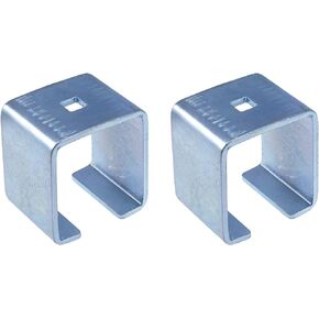 2pcs Channel Trolley Track Hanger Strut Channel Support Hanger Bracket for All 1.97 Width Strut Channel Side Hanger