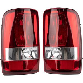 Jiacheng Tail Light Compatible with 2000-2006 Chevy Suburban 1500 2500 Tahoe GMC Yukon XL Denali, Rear Brake Lamps W/O Bulbs & Harness Replace GM2819199 GM2801170