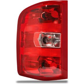 Tail Light Assembly Compatible With 2007-2013 Chevy Silverado 1500 2500HD 3500HD GMC Sierra 2500 HD 3500 HD (Red Border, Right Passenger Side) in Saudi Arabia
