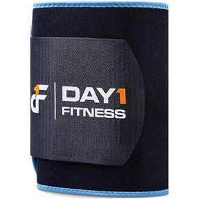 حزام تشذيب الخصر المتين الفاخر من Day 1 Fitness لفقدان الوزن وتدريب البطن - 5 خيارات للمقاسات، من صغير إلى XXL - للجنسين