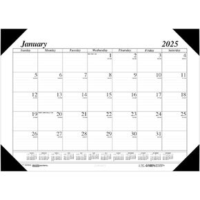 House of Doolittle 2025 Monthly Desk Pad Calendar, Economy, 22 x 17 Inches, January - December (HOD12402-25)