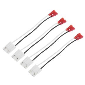 Motoforti Car Speaker Connector Wire Harness Adapter, for GMC C1500 Suburban 1992-1994, Plastic, Metal, 72-4500, White, 4 Pcs