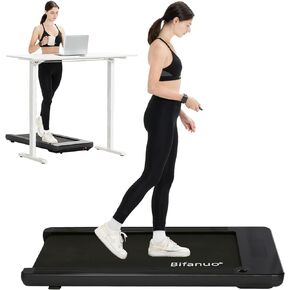 Walking Pad - Under Desk Treadmill, Treadmills for Home/Office, Portable Treadmill, Walking Pad Treadmill Under Desk with Remote Control LED Display- Ideal for Fitness Enthusiast (Black)