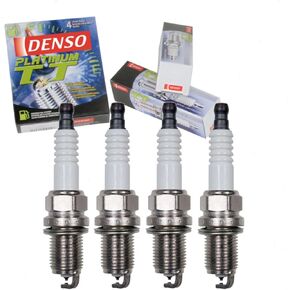 Sixity Auto - 4 pc DENSO Platinum TT Spark Plugs compatible with Honda CR-V 2.0L 2.4L L4 2000-2009