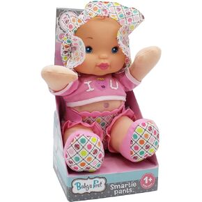 Baby's First Doll, Smartie Pants Pink, Plastic, Washable Surface, 'Life-Like' Feel, for Ages 1+