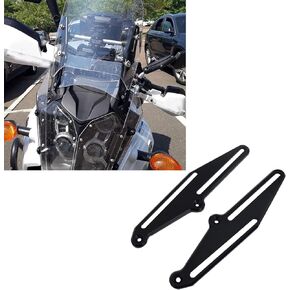 Motorcycle Windshield Adjuster Bracket Kit for Ya-ma-ha Tenere 700, 4" / 100mm Windscreen Support Holder kits for XT700Z XTZ 700 Z 2019 2020 2021 2022 Accessories