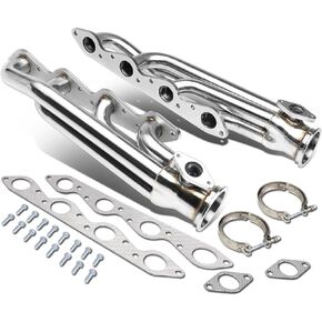 DNA Motoring TM-BBC-S-VB-3-38 Ram Horn Turbo Manifold [For 66-95 Chevy/GMC]