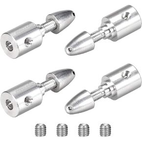 uxcell RC Plane Airplane Spinner 3mm Shaft Motor Propeller Adaptor Pack of 4 PCS (3mm)