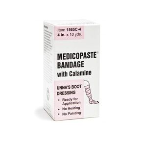Graham-Field Medicopaste Bandage with Calamine - Medical Tape, First Aid Supplies, Gauze Rolls, Pink, 3 Inch x 10 Yards, Pack of 12, 1565C-3