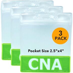 XRay Badge Buddy and Badge Holder in One (3 pack-Black), Double-Sided, Heavy-Duty, Radiology, X-ray Tech, Radiology Tech Student Essentials