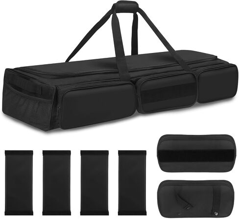 حقيبة تخزين تحت المقعد، لكابينة SuperCrew، كابينة الطاقم، منظم تخزين تحت المقعد F150، ملحقات حقيبة تخزين الشاحنة 1500، قاعدة صلبة، لشاحنات Ford Chevy Silverado كاملة الحجم in Kuwait