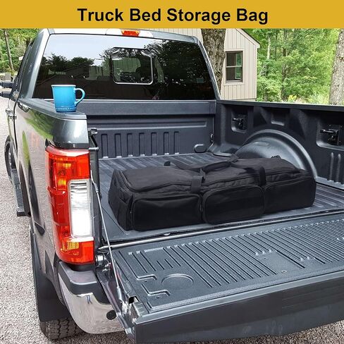 حقيبة تخزين تحت المقعد، لكابينة SuperCrew، كابينة الطاقم، منظم تخزين تحت المقعد F150، ملحقات حقيبة تخزين الشاحنة 1500، قاعدة صلبة، لشاحنات Ford Chevy Silverado كاملة الحجم in Kuwait
