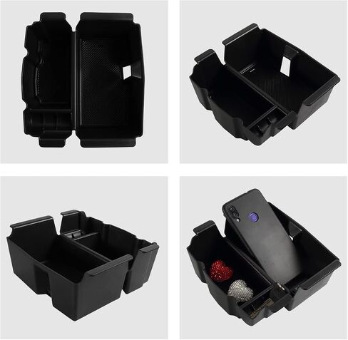 Compatible with 2018-2023 Jeep Wrangler JL JLU & 2020 2021 2022 2023 Jeep Gladiator JT Passenger Storage Tray Organizer Grab Handle Accessory Box in Saudi Arabia