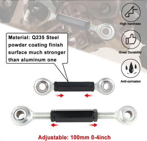 Xitomer Adjustable Lowering Link Kit Fit for CRF450R 2002 2003 2004 2005 2006 2007 2008 Motorcycle Rear Lowering Link Kit Set Suspension Links Fit for CRF450R 02-08 in Saudi Arabia