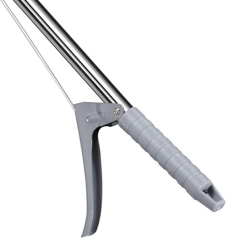 uxcell 47inch Grabber Gripper Tool Claw Garbage Picker Stainless Steel Gray in Saudi Arabia