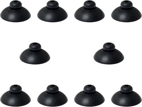 DZS Elec Suction Cup 10pcs 28mm/1.1Inch Diameter Aquarium Fish Tank Suction Cup Clip Sucker Black Suction Cup Holder for Tank Pump, Overhead Line Tube, Pet Supplies in Saudi Arabia