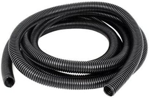 YXQ 14.5mm Corrugated Hose, 5m/16.4Ft Flexible Conduit Corrugated Electric Wiring Tubing Pipe for Protecting Electrical Cables,Black PE Plastic in Saudi Arabia