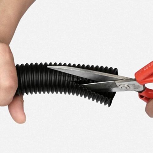 YXQ 14.5mm Corrugated Hose, 5m/16.4Ft Flexible Conduit Corrugated Electric Wiring Tubing Pipe for Protecting Electrical Cables,Black PE Plastic in Saudi Arabia