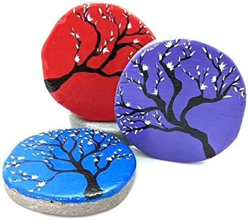 صخور مسطحة للرسم (صخور الرسم) - 10 صخور ناعمة للرسم - طولها 2 بوصة in Kuwait