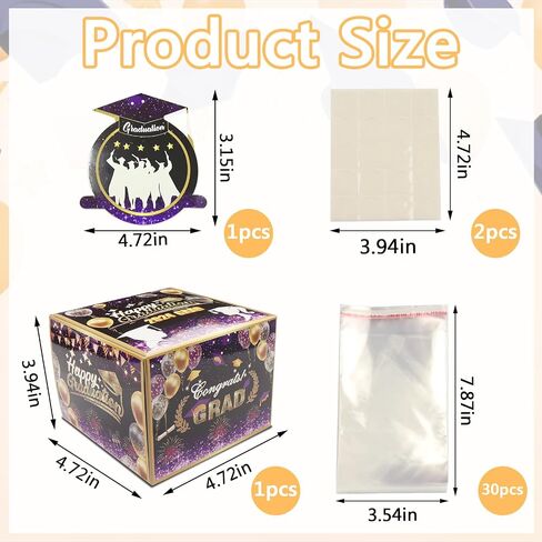 Estivaux 2024 Graduation Money Box for Cash Gift Pull, Congrats Grad Card Box Green Cardboard Card Box Pull Out Class of 2024 Money Gift Box Holder for Graduation Party Supplies in Saudi Arabia