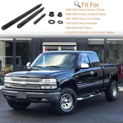 حشية مسمار ترصيع الرأس LS LS1 LS3 LS6 مجموعة إعادة بناء عالية الأداء تناسب محرك تشيفي 4.8L 5.3L 5.7L 6.0 2004-2019 يستبدل 234-4317 4317 in Saudi Arabia