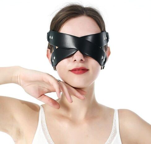 NBMARLS Leather Masks Masquerade Mask for Women Halloween Masks for Adults Animal Half Face Mask Party Mask for Cosplay in Saudi Arabia