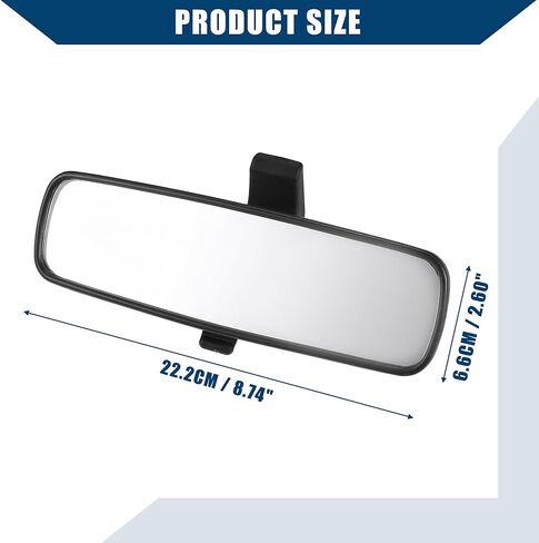 مرآة الرؤية الخلفية الداخلية لسيارة Mercedes-Benz Metris 2016-2023 لسيارة Mercedes-Benz Sprinter 2500 3500 2010-2018 / مرآة الرؤية الخلفية الداخلية / متينة / قطعة واحدة باللون الأسود in Kuwait