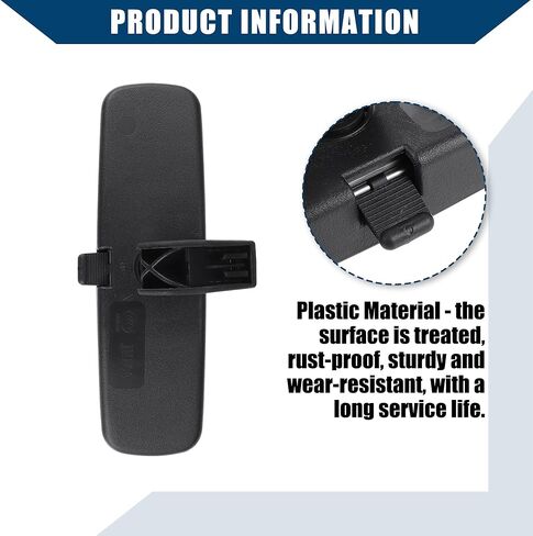 مرآة الرؤية الخلفية الداخلية لسيارة Mercedes-Benz Metris 2016-2023 لسيارة Mercedes-Benz Sprinter 2500 3500 2010-2018 / مرآة الرؤية الخلفية الداخلية / متينة / قطعة واحدة باللون الأسود in Kuwait